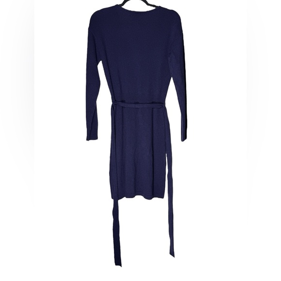 Quinn Sweater Dress Women’s Small Wool Cashmere Belted Long Sleeve Purple NWT - Picture 2 of 7